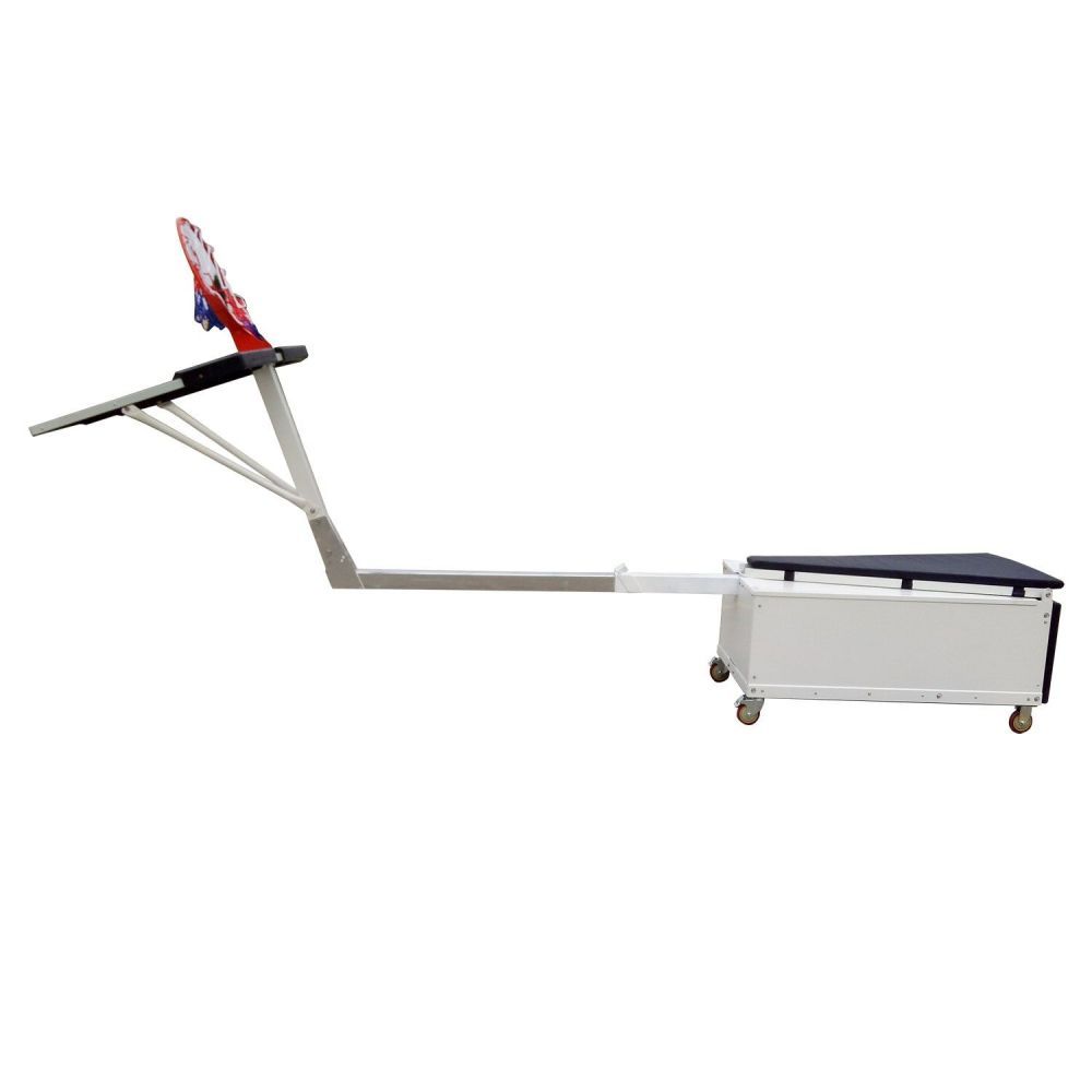 Баскетбольная мобильная стойка DFC STAND56SG 143x80CM поликарбонат (3кор)