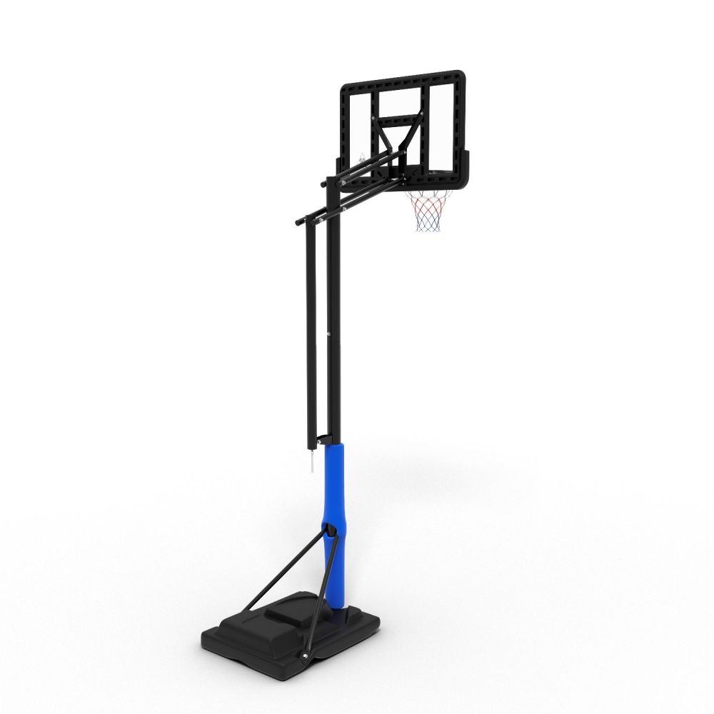 Баскетбольная мобильная стойка DFC STAND44PVC1 110x75cm ПВХ винт.регулировка