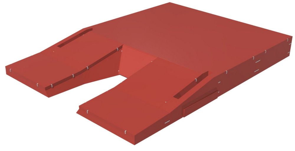 Место приземления для прыжков с шестом 8,5х6х0,8м  Pioner A15156