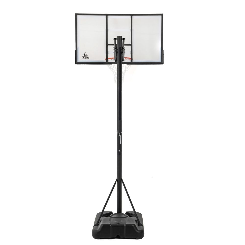 Баскетбольная мобильная стойка DFC STAND56P 143x80cm поликарбонат (два короба)