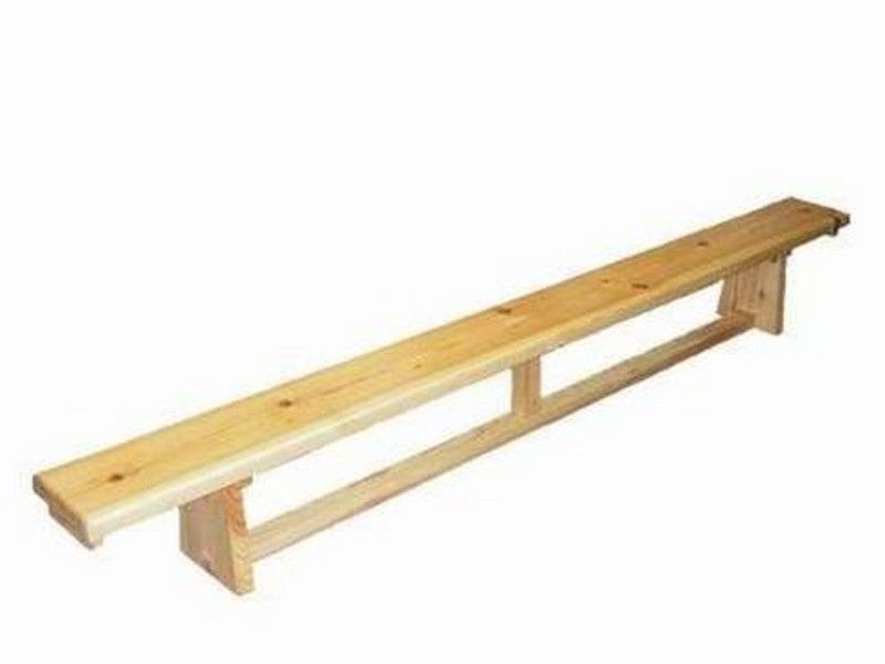 Скамья гимнастическая (доска) на деревянных ножках 2 м  Pioner A12470