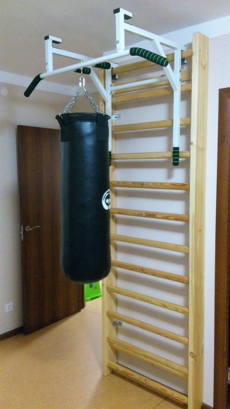 Турник-брусья навесной, белый Pioner A12167