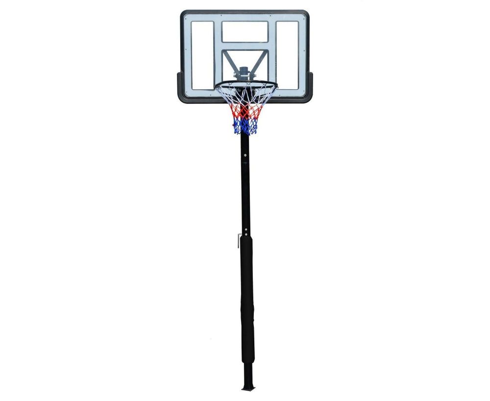 Баскетбольная стационарная стойка DFC ING44P1 112x75cm акрил винт. рег-ка (три короба)
