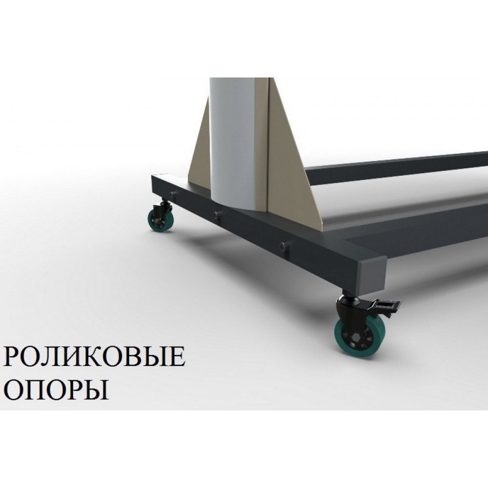 Стеллаж Премиум для горных лыж, двухсторонний с вешалкой 219х215х67см  GLVPD-34