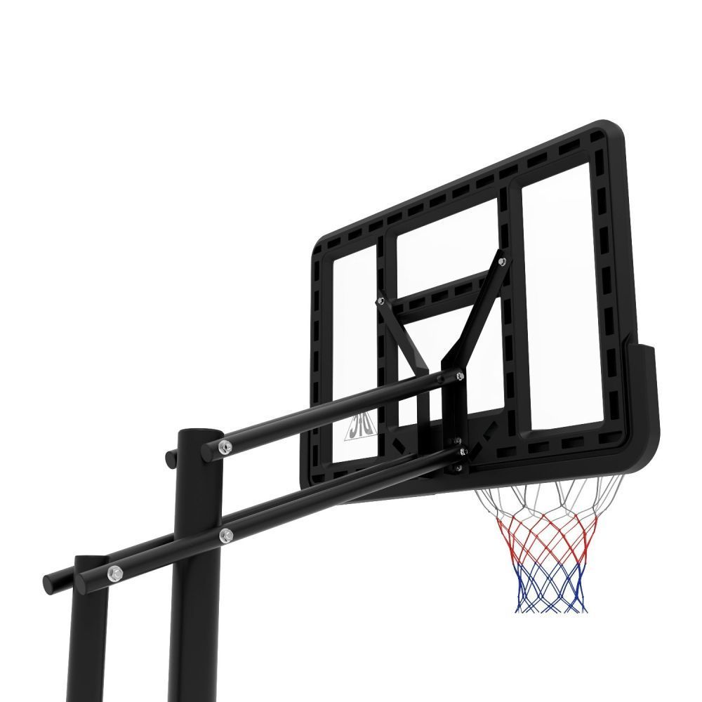 Баскетбольная мобильная стойка DFC STAND44PVC1 110x75cm ПВХ винт.регулировка