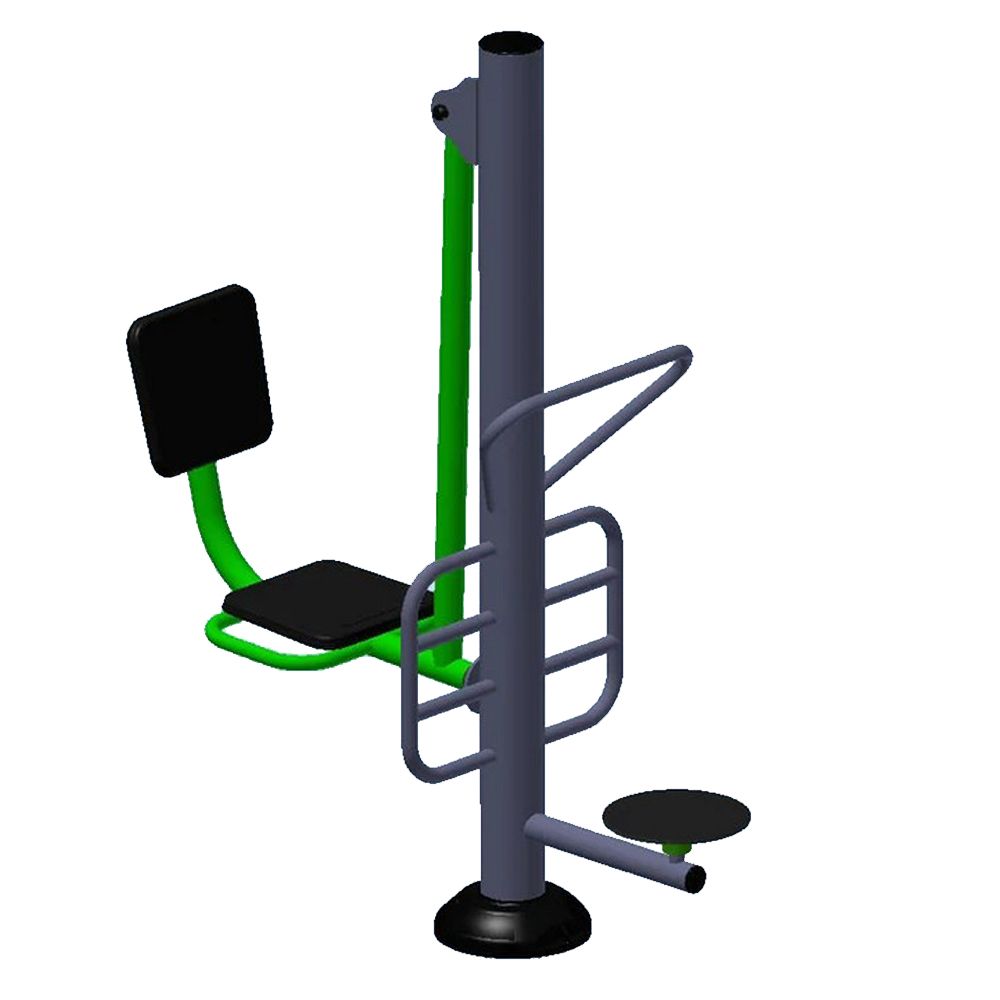 Уличный тренажер взрослый Диск + Жим ногами для двоих Pioner A16993