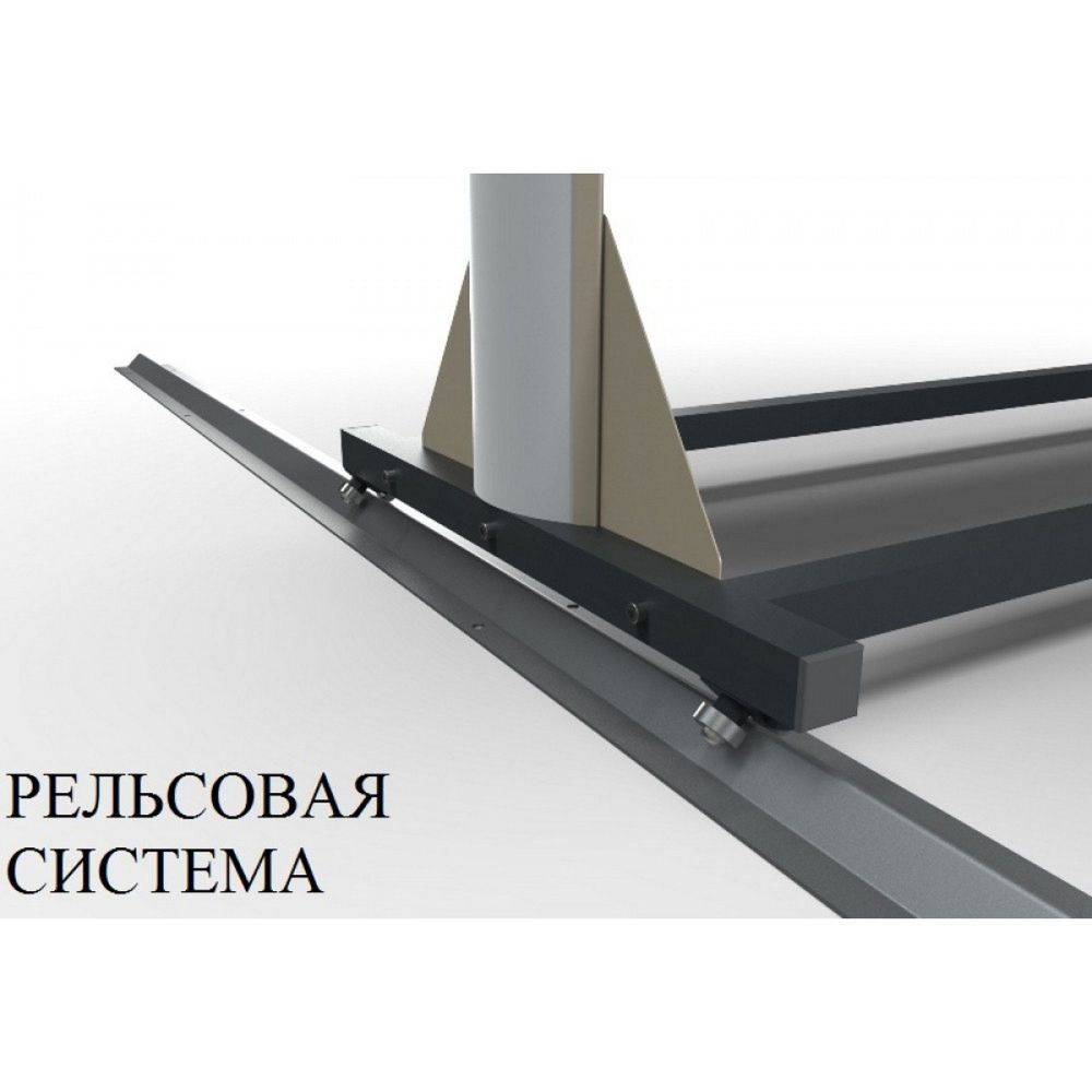 Стеллаж Премиум-У для беговых лыж, двухсторонний 219х155х90см  BLPY-126