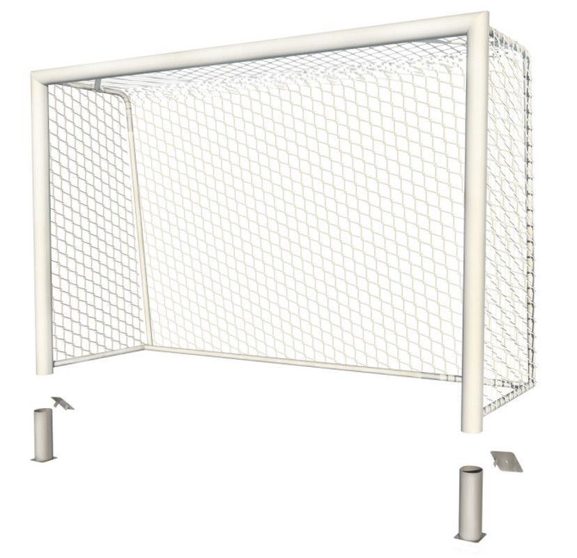 Ворота для мини-футбола алюминиевые стационарные 300x200 Pioner A14484