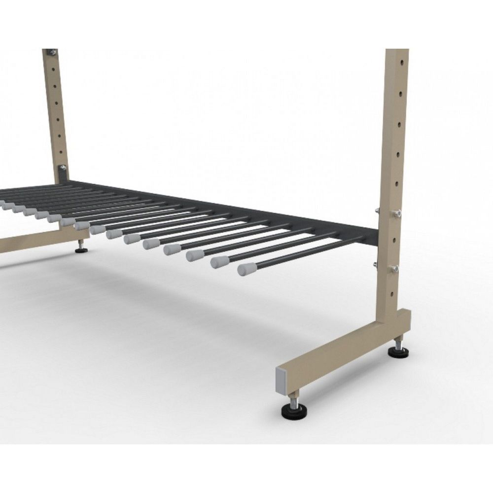 Стеллаж Стандарт для коньков и роликов, односторонний 205х125х34см  KS-25