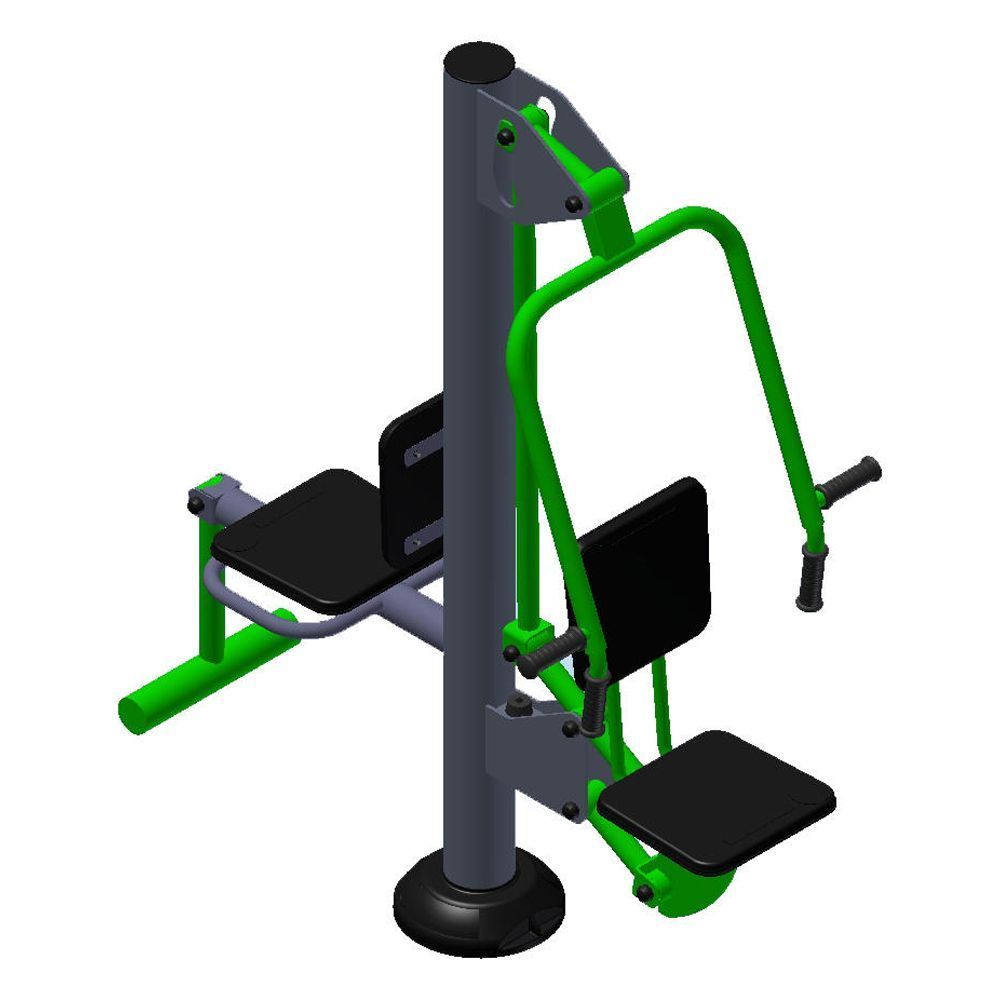 Уличный тренажер взрослый Флекс + Жим от груди для двоих Pioner A16931