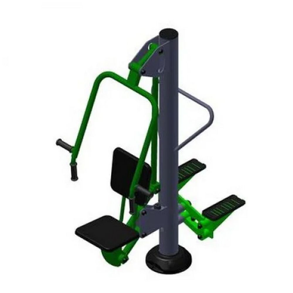 Уличный тренажер взрослый Степ + Жим от груди для двоих Pioner A16934