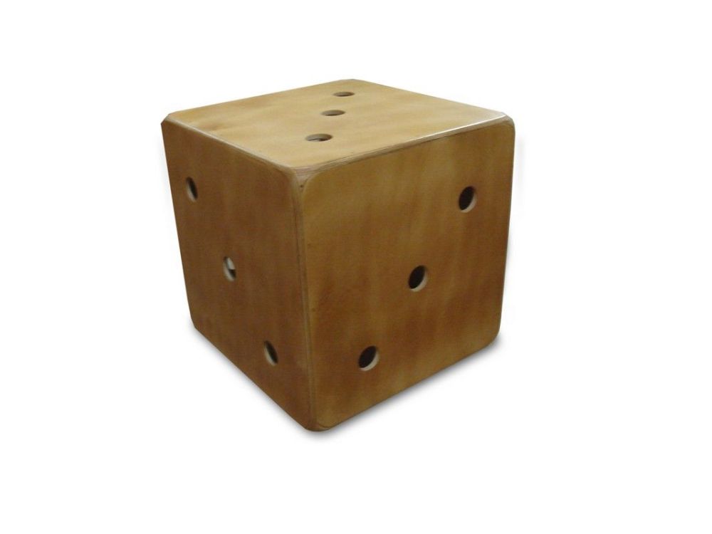 Куб деревянный 20x20x20 см,  Pioner A11531