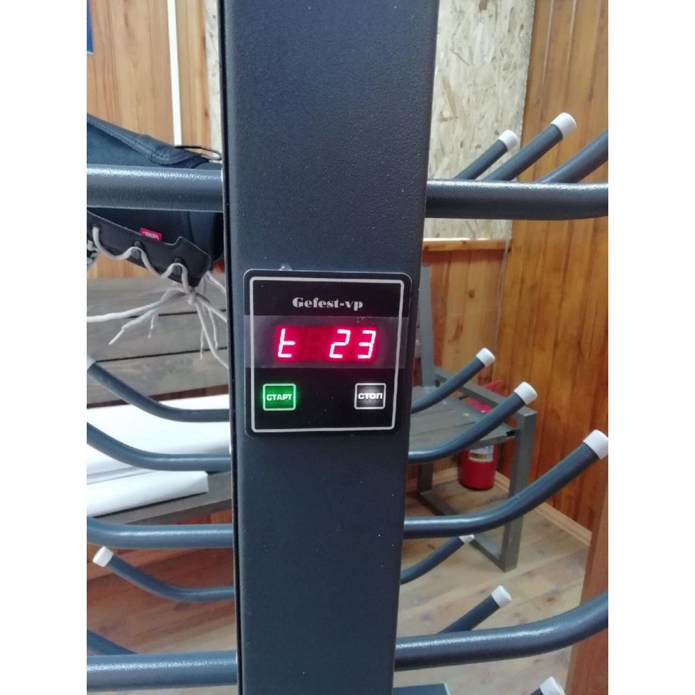 Сушильный стеллаж СЛ1-Эконом для обуви, двухсторонний 205х60х68см  SLED-24