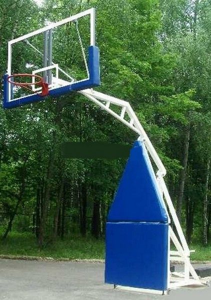 Стойка баскетбольная мобильная складная, массовая, вынос 3,25 м  Pioner A10061