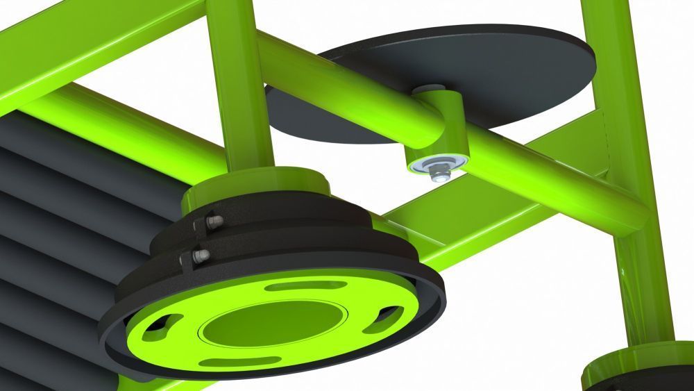 Уличный тренажер взрослый Беговая дорожка + Диск Pioner A16960