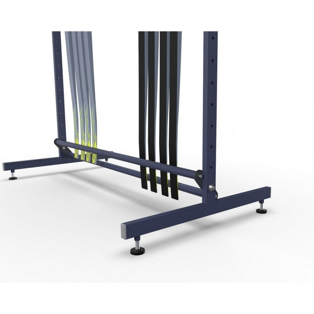 Стеллаж Стандарт для беговых лыж, двухсторонний с вешалкой 205х243х50см  BLVS-42
