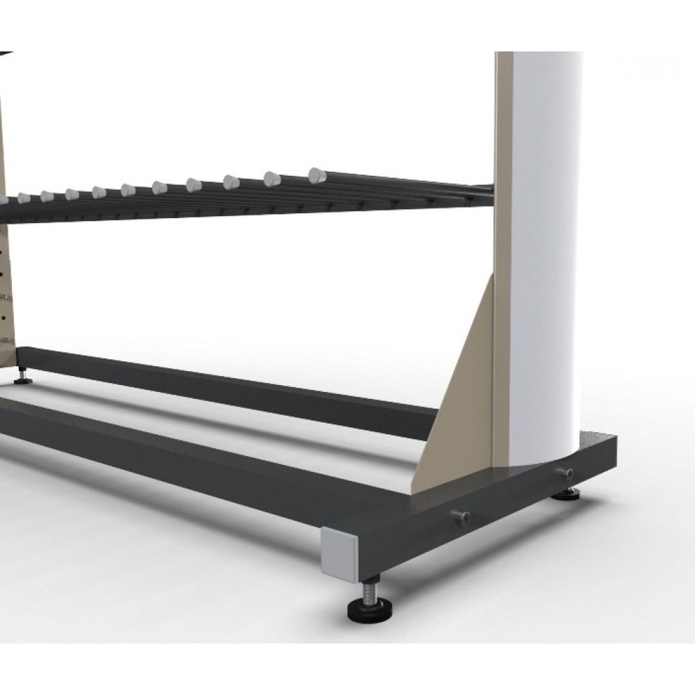 Стеллаж «Премиум» для коньков и роликов, односторонний, 25 пар, 5 полок, KP5-25