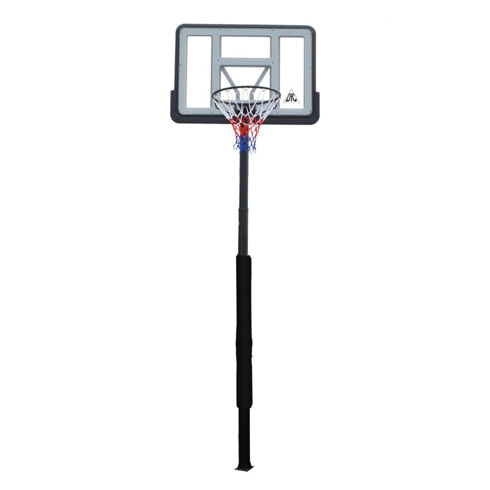 Баскетбольная стационарная стойка DFC ING44P3 112x75cm раздвиж. рег-ка (три короба)