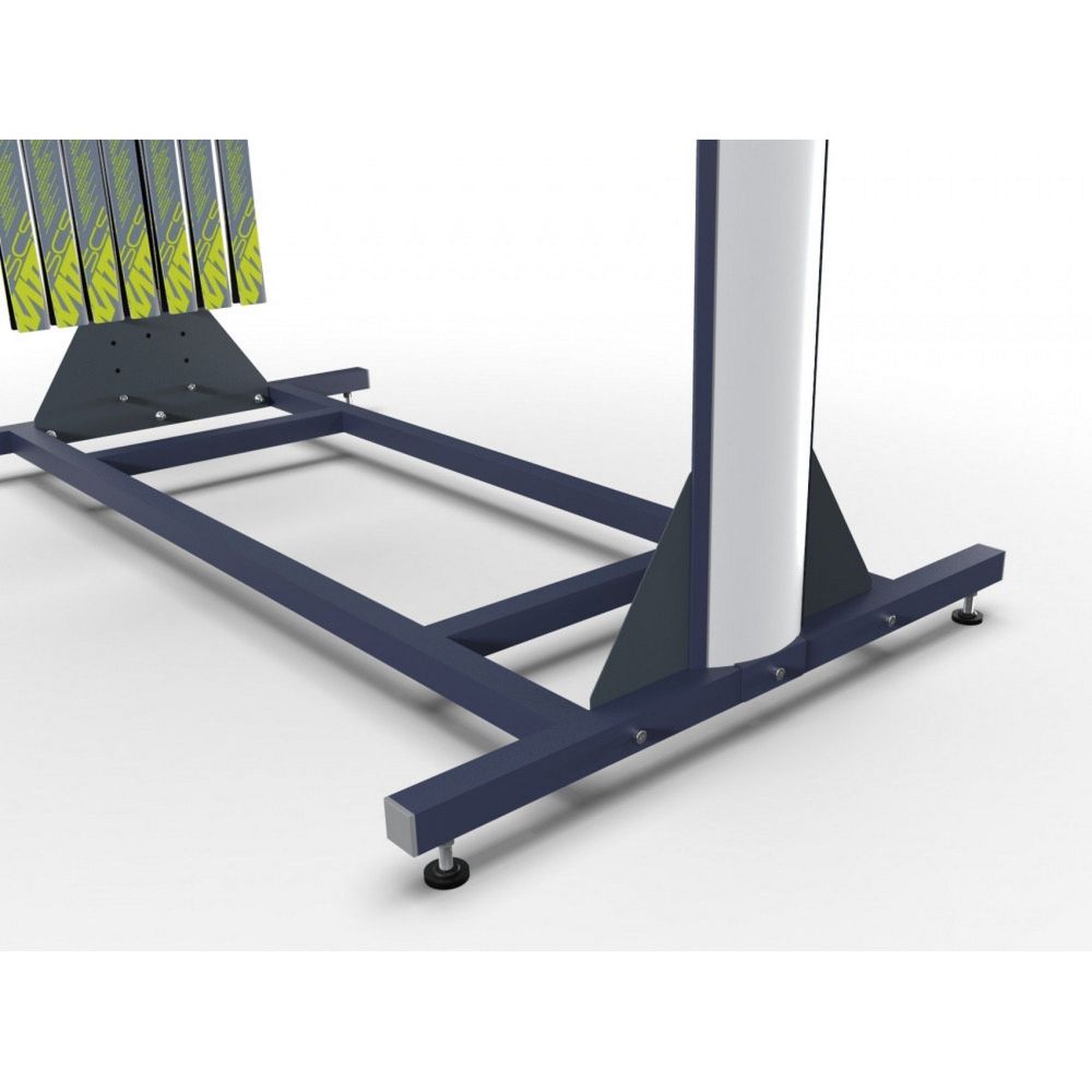 Стеллаж Премиум-У для беговых лыж, двухсторонний 219х155х90см  BLPY-126