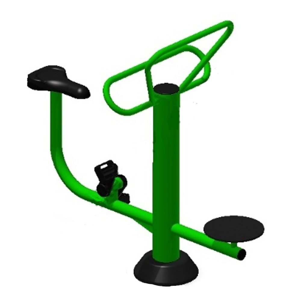 Уличный тренажер взрослый Вело + Диск для двоих Pioner A16991