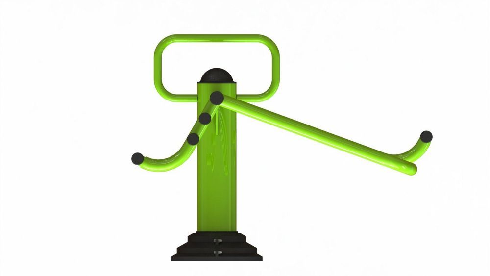 Уличный тренажер взрослый Пресс для двоих Pioner A17013